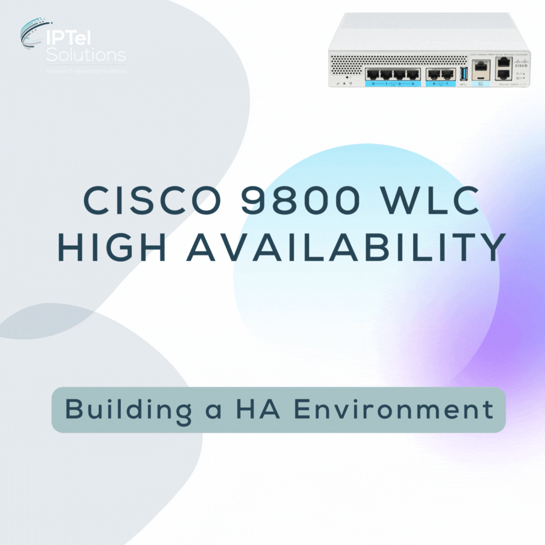 Cisco 9800 WLC High Availability